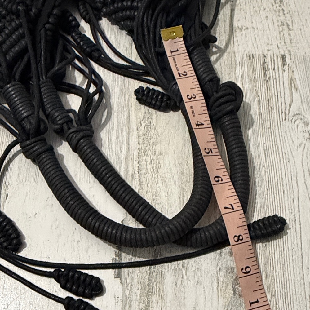Monserat De Lucca Black Knotted Shoulder Bag - Picture 13 of 13